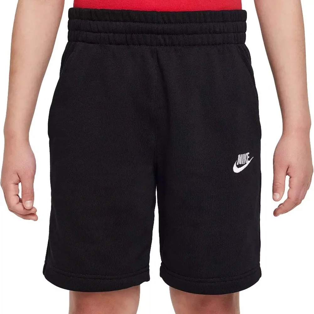 NEW Nike Black Shorts, Sportswear Club Fleece Youth Boys Medium